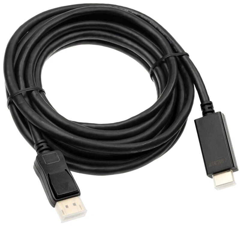 Kabelis InLine DisplayPort – HDMI 5m juoda (17185I)