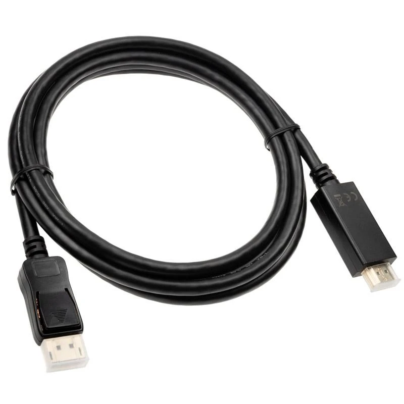 InLine DisplayPort į HDMI konverterio laidas, 4K/60Hz, juodas - 2m