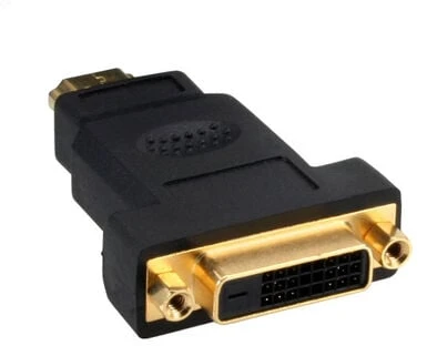 Inline Įmontuotas DVI į HDMI adapteris · Ø 10 mm lizdas