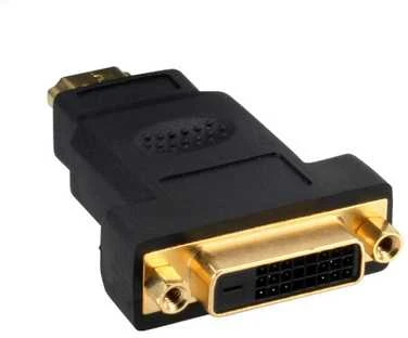 Inline Įmontuotas DVI į HDMI adapteris · Ø 10 mm lizdas