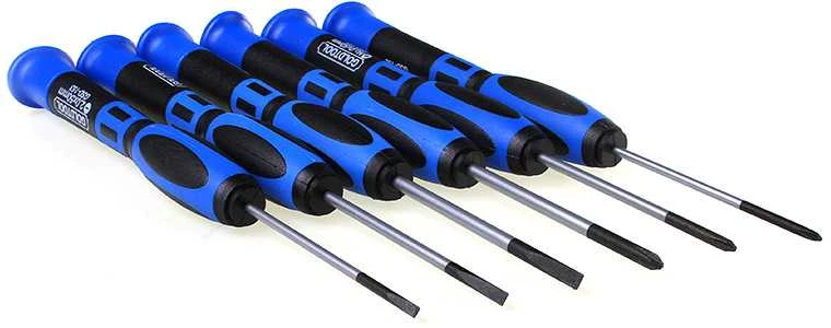 Elektroninių tiksliųjų atsuktuvų rinkinys „Inline“, 6 dalys