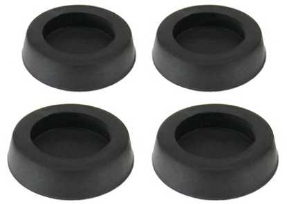 InLine rubber feet for PC cases - juodas