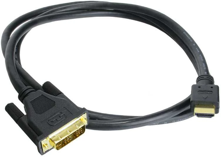 „InLine HDMI“ į DVI adapterio kabelis, didelio greičio, juodas - 1 m