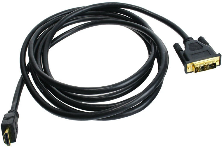 Kabelis InLine HDMI - DVI-D 3m juoda (17663P)