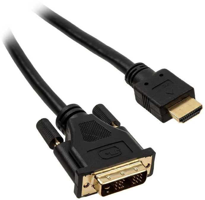 InLine HDMI į DVI adapterio kabelis didelės spartos, juodas - 1,5 m
