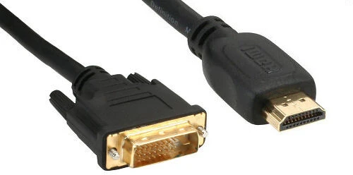 Kabelis InLine HDMI - DVI- D 2m juoda (17662P)