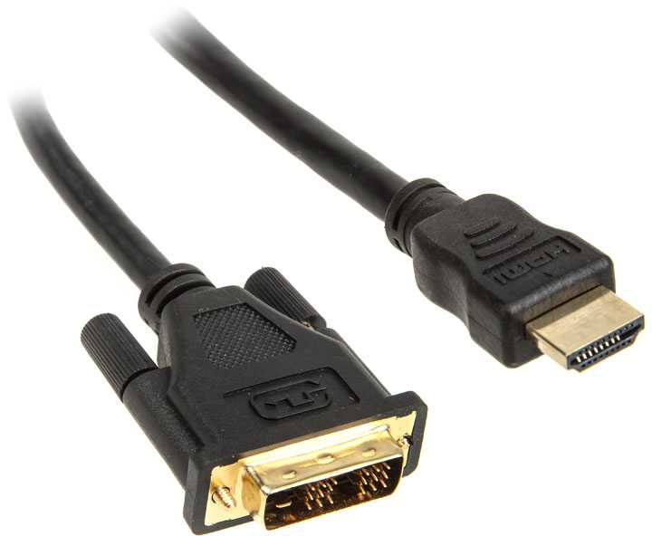 InLine HDMI į DVI adapterio kabelis didelės spartos, juodas - 0,5 m