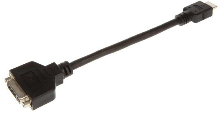 Adapteris AV InLine HDMI - DVI-I juoda (17670I)