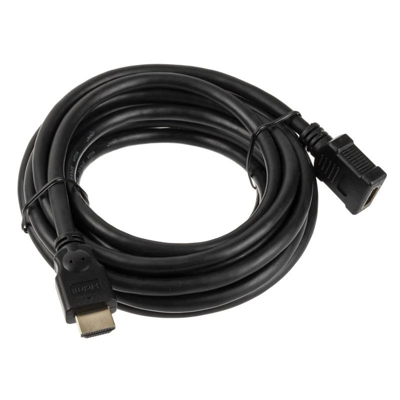 InLine HDMI plėtinys vyriškas / moteriškas, juodas - 5 m