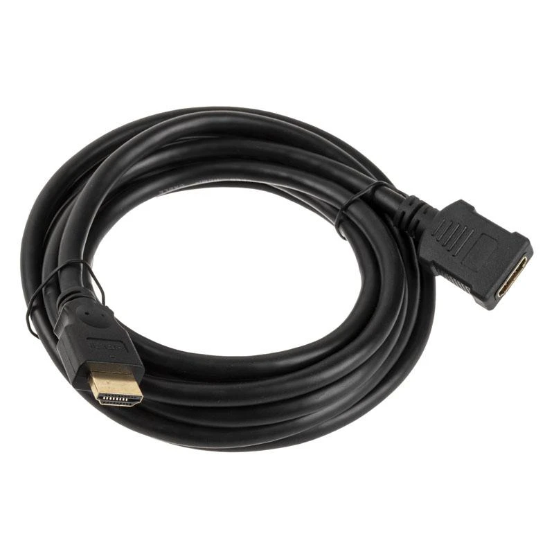 InLine HDMI plėtinys vyriškas / moteriškas, juodas - 3 m