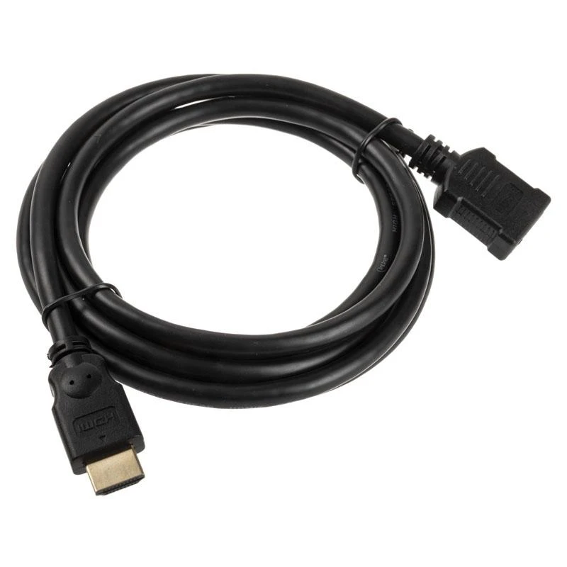 InLine HDMI plėtinys vyriškas / moteriškas, juodas - 2 m