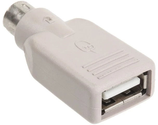 USB 2.0 į PS/2 adapteris iš „Inline“, skirtas klaviatūrai arba pelei