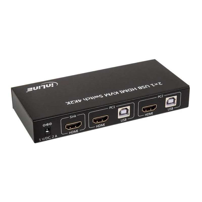 InLine KVM jungiklis: galinės jungtys