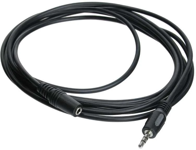 Inline Įmontuotas lizdo prailgintuvas, 3,5 mm lizdas M/F, stereo - 3 m