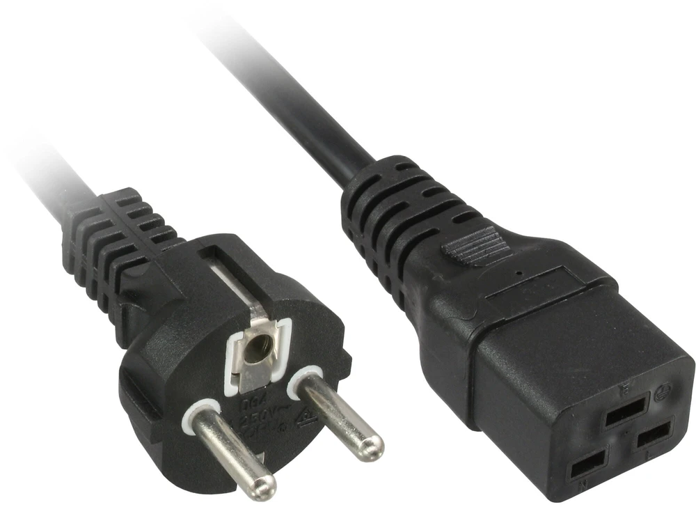 InLine maitinimo laidas 16A F tipo tiesus – IEC (16658F)