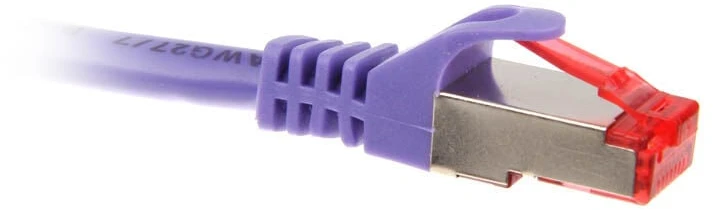 InLine Patchcord, Cat.6, S/FTP, 3m, violetinė (76405P)