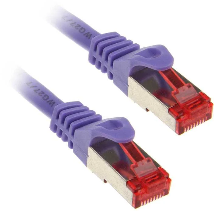 InLine patch cable Cat.6, S/FTP (PiMf), 250MHz, violetinė - 5m