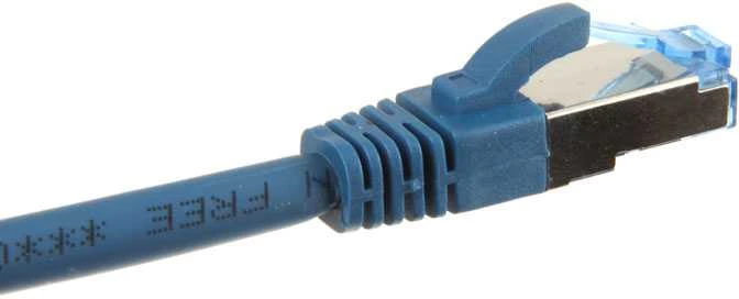 InLine patch kabelis Cat.6A, S/FTP (PiMf), 500MHz, mėlynas - 1m