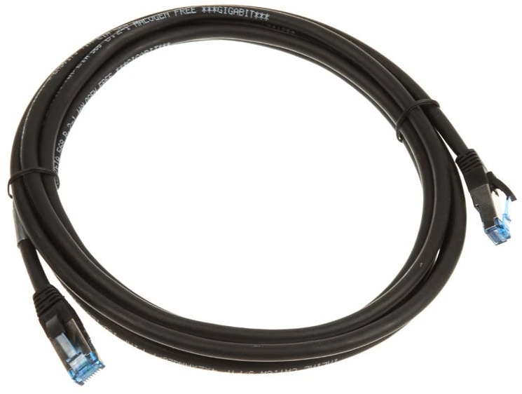 InLine Komutacinis kabelis Cat.6A, S/FTP (PiMf), 500MHz, juodas – 3m