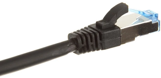 InLine Komutacinis kabelis Cat.6A, S/FTP (PiMf), 500MHz, juodas – 3m
