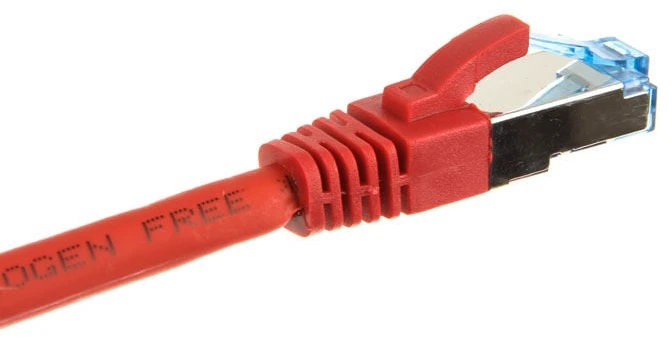 InLine Patch kabelis Cat.6A, S/FTP (PiMf), 500MHz, raudonos spalvos – 2m