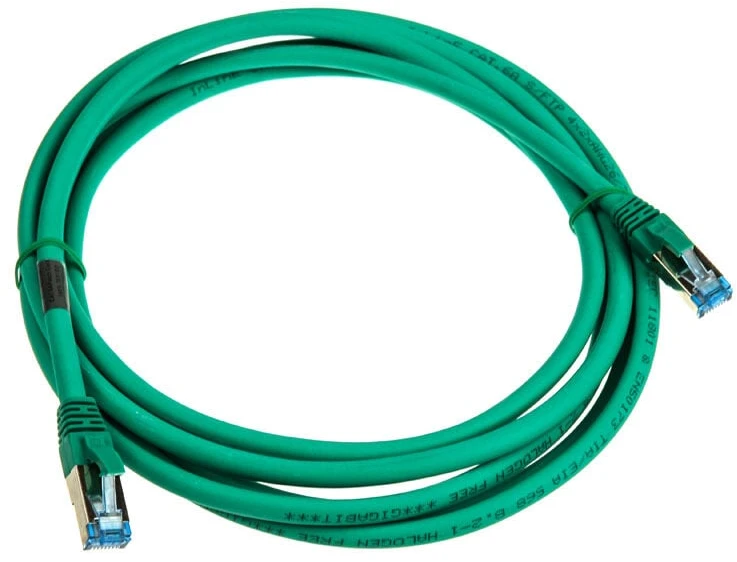 InLine Komutacinis kabelis Cat.6A, S/FTP (PiMf), 500MHz, žalias - 3m