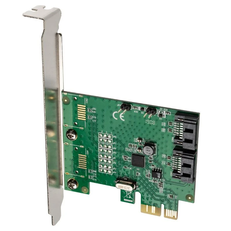 InLine RAID valdiklis PCIe x1, skirtas 2x SATA 6G, su LP lizdo laikikliu