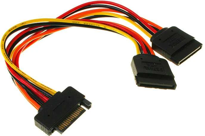 InLine SATA Power Y kabelis SATA Latch - 0,15 m