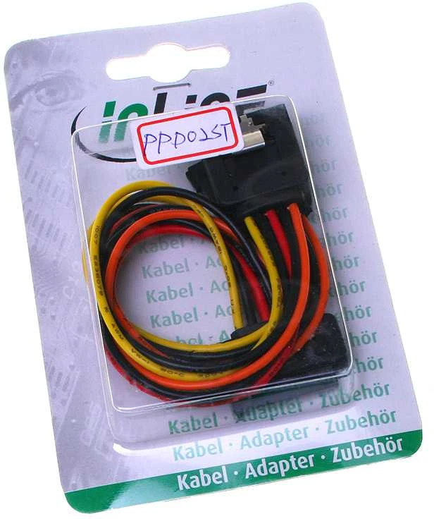 InLine SATA Power Y kabelis SATA Latch - 0,15 m