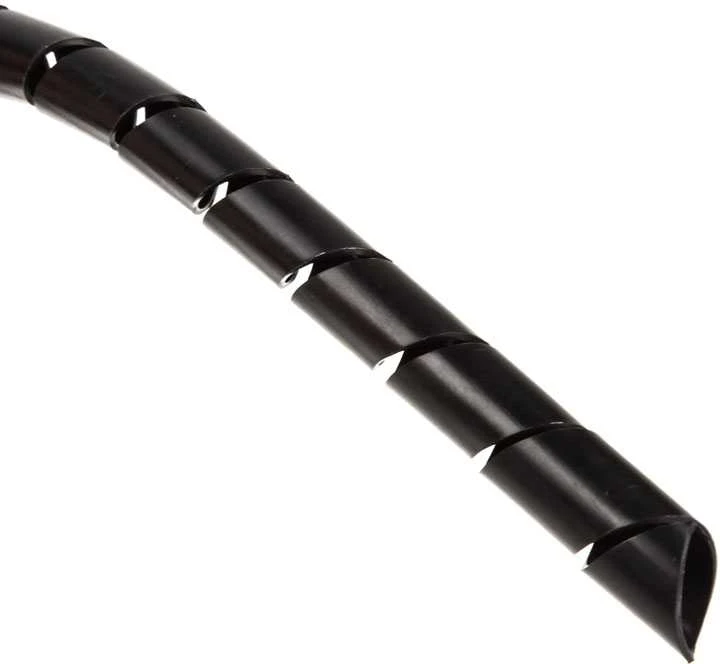 InLine spiral cable wrap, juodas – 18mm x 10m