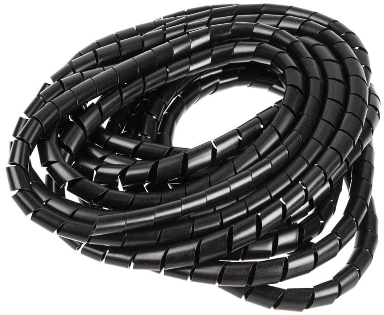 InLine spiral cable wrap, juodas – 18mm x 10m