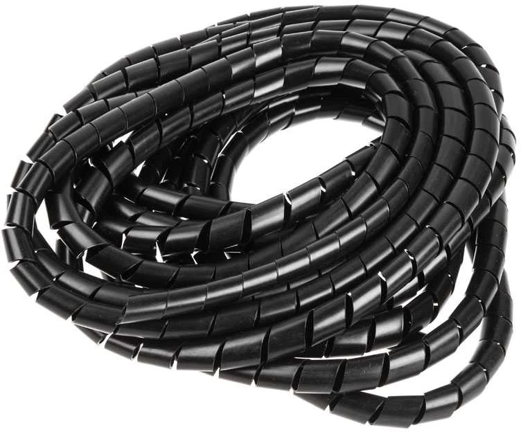 InLine spiral cable wrap, juodas – 18mm x 10m