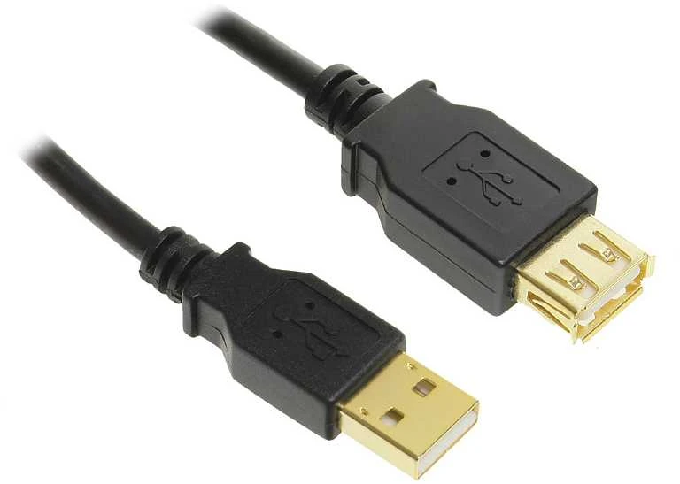 InLine USB 2.0 plėtinys, paauksuoti kontaktai - 5m