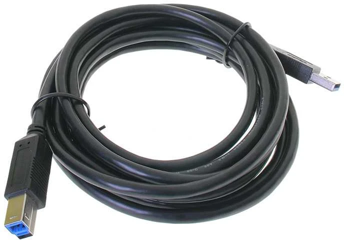 USB 3.0 laidas „InLine“, A–B, juodas – 3 m