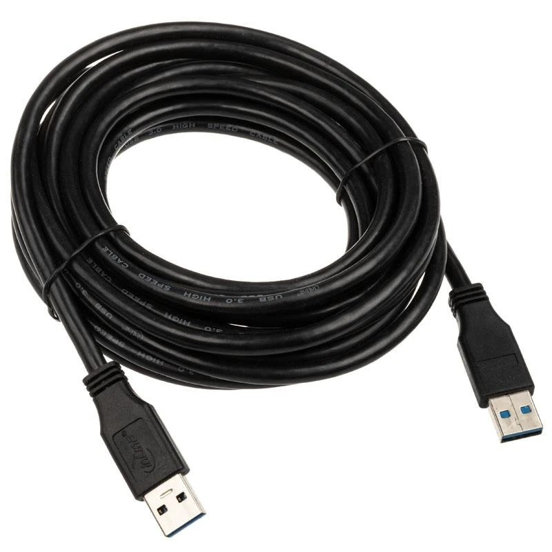 InLine USB 3.0 kabelis, nuo A iki A, juodas - 5m