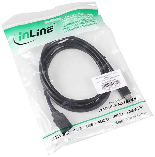 Inline Įmontuojamas USB 3.0 prailgintuvas – 2 m