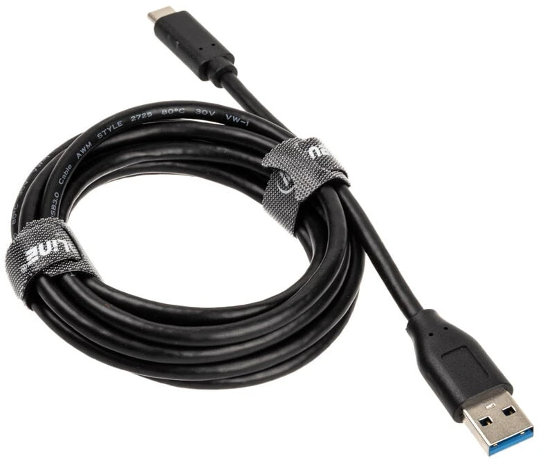 InLine 35712 USB 3.1 kabelis USB 3.1 A kištukas su USB 3.1 tipo C kištuku juodas 2 m