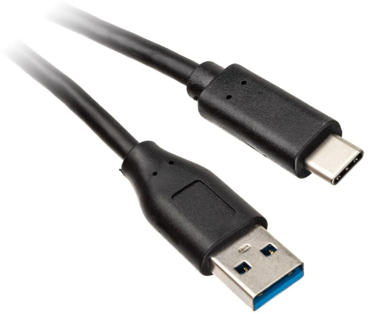 InLine 35712 USB 3.1 kabelis USB 3.1 A kištukas su USB 3.1 tipo C kištuku juodas 2 m
