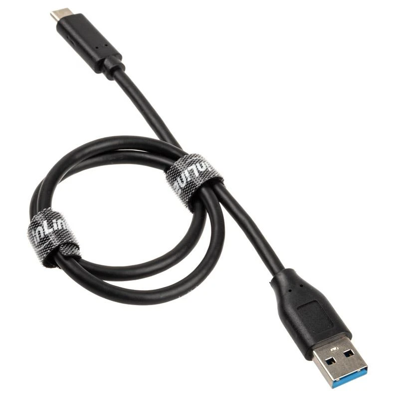 InLine USB 3.2 Gen.2 kabelis, nuo C iki A tipo patinas/vyras, juodas – 0,5 m