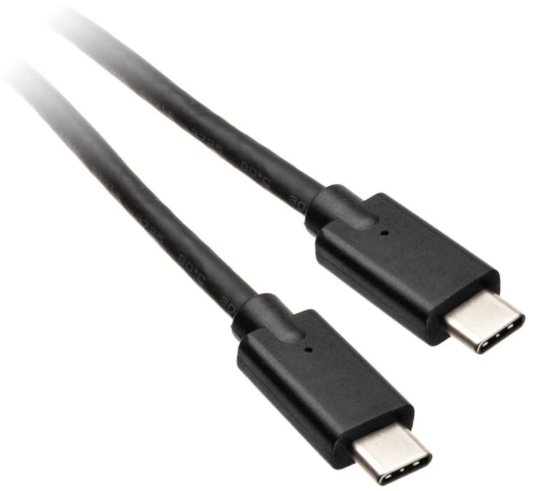 Kabelis USB InLine USB-C - USB-C 2 m Juodas (35702A)