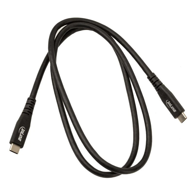 Kabelis USB InLine USB-C - USB-C 1 m Juodas (35901I)
