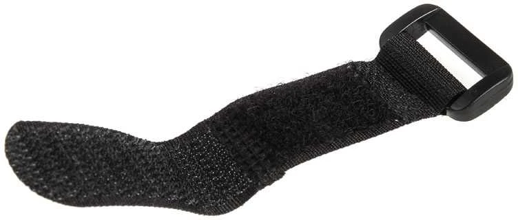 InLine Klettschlaufen 20x100mm, 10er – juodos spalvos