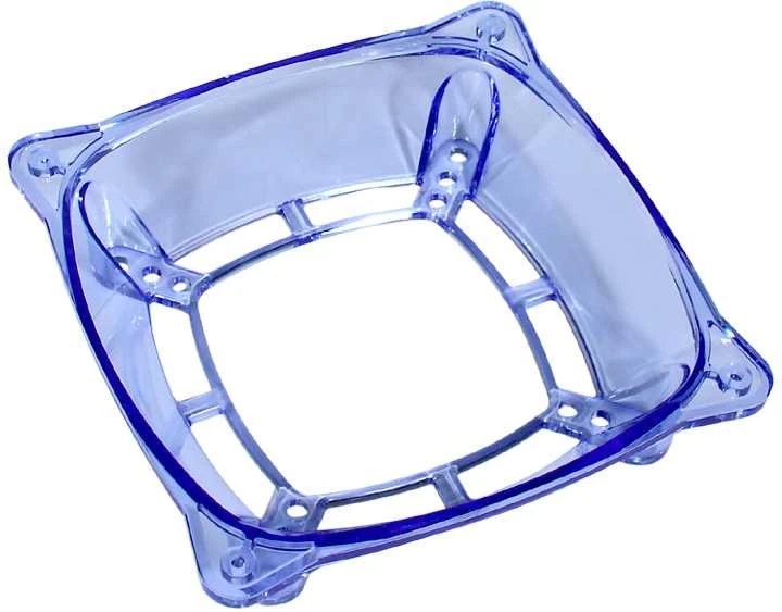 „InLine“ ventiliatoriaus adapteris nuo 120 mm iki 70/80/92 mm, skaidrus/mėlynas