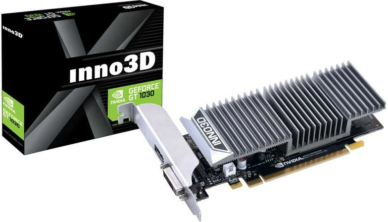 Vaizdo Plokštė - Inno3d N1030-1sdv-e5 Juoda NVIDIA Geforce GT 1030 2GB