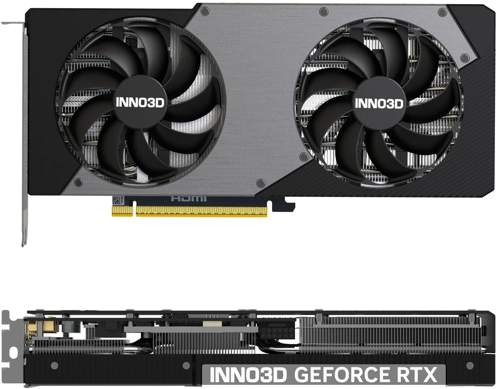 Vaizdo plokštė Inno3D GeForce RTX 5070 TWIN X2 NVIDIA 12 GB GDDR7