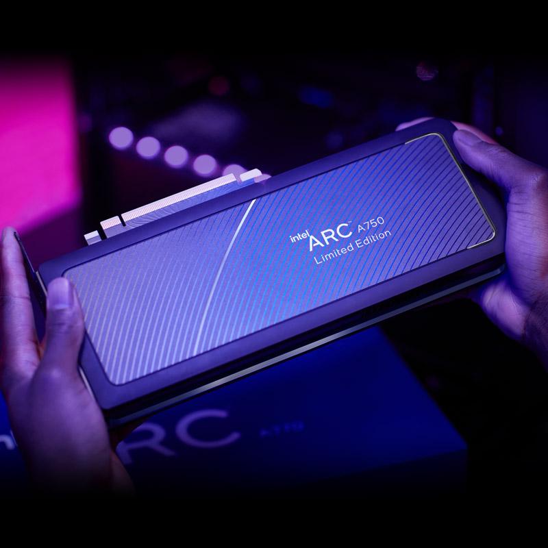 Vaizdo plokštė Intel Arc A750, 8 GB, GDDR6, 256 bit, PCIE 4.0 16x (21P02J00BA99AM3D)