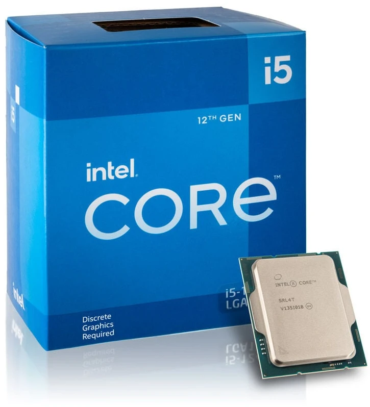 INTEL Core i5-12400F 2,5 GHz LGA1700 18M talpyklos dėžutės procesorius