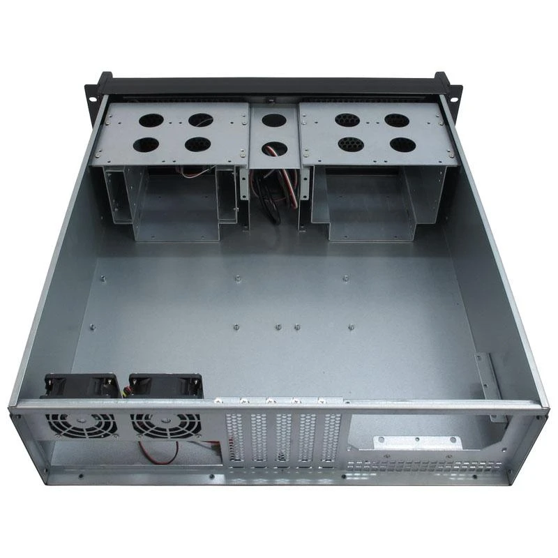 Inter-Tech 3U-3098-S, Server-case - juodas, 3 Hheneinheiten