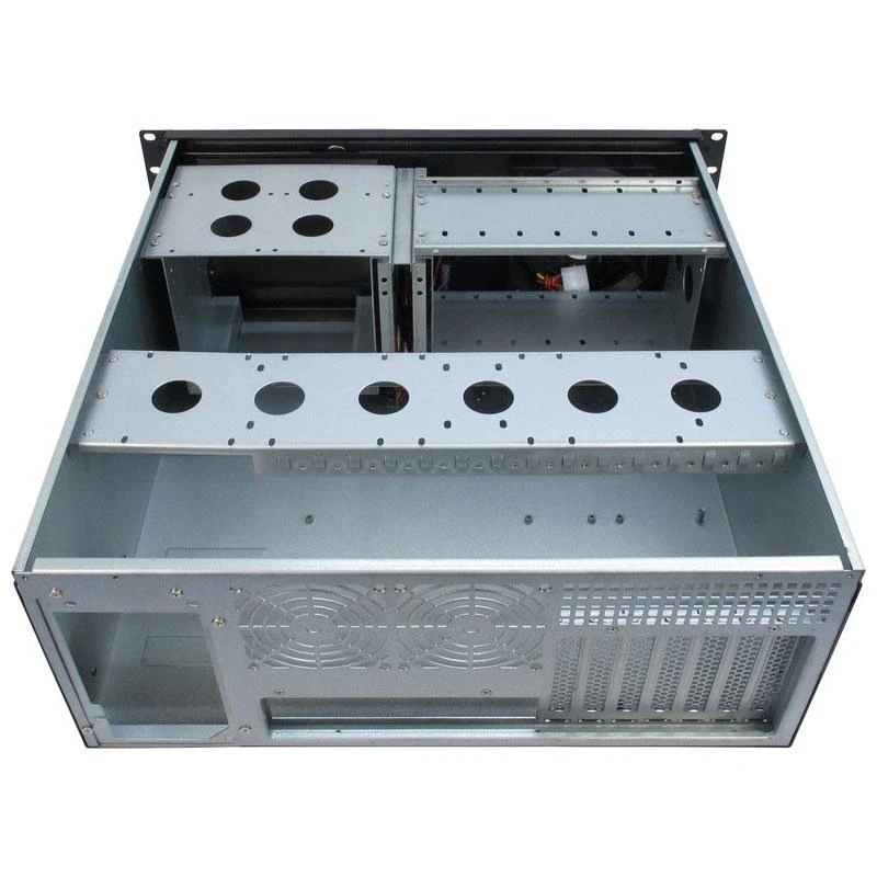 Inter Tech Server Chassis 4U 4088-S Rack Mount ATX (be maitinimo šaltinio)