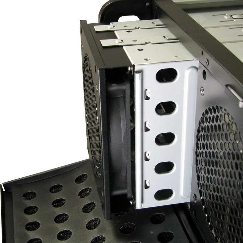 ITL Inter-Tech IPC 4U-4129L Stovas Metalinis, Sidabras